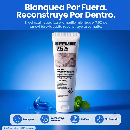 CEELIKE crema dental nano-hidroxiapatita 7.5% 120 ml
